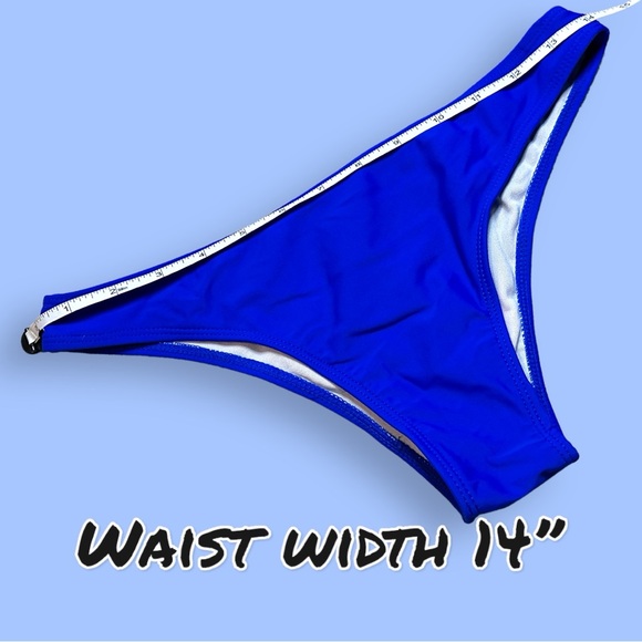 EUC Zaful Structured Triangle Style Bikini Set in Royal Blue. Size Medium/6 ๐ - Picture 10 of 15